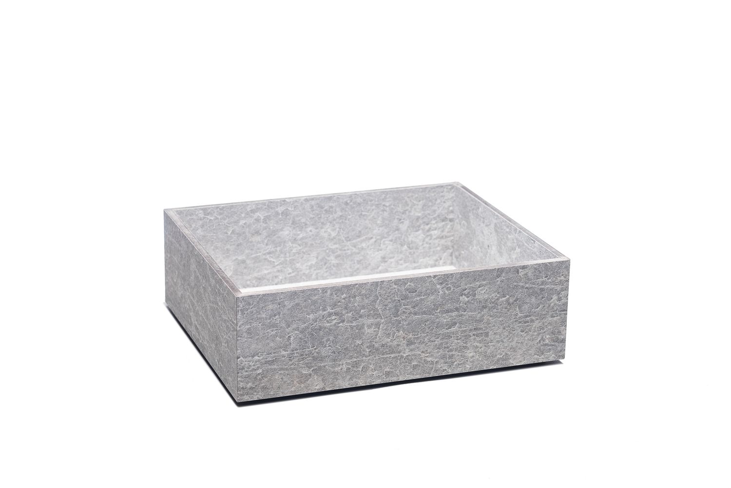 Yegam - Cassetta in finitura cemento GN 1/2 h 10 cm T-Collection