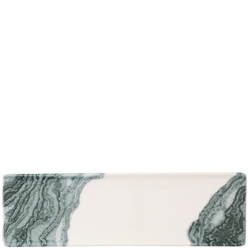 Vassoio Rettangolare 29,5 X 8,8 Cm Inked Collection Tide Black - Churchill