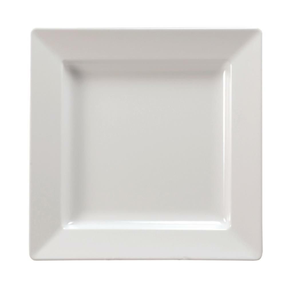 Vassoio Quadrato 37,5 x 37,5 cm Bianco Melamina - Tirolix