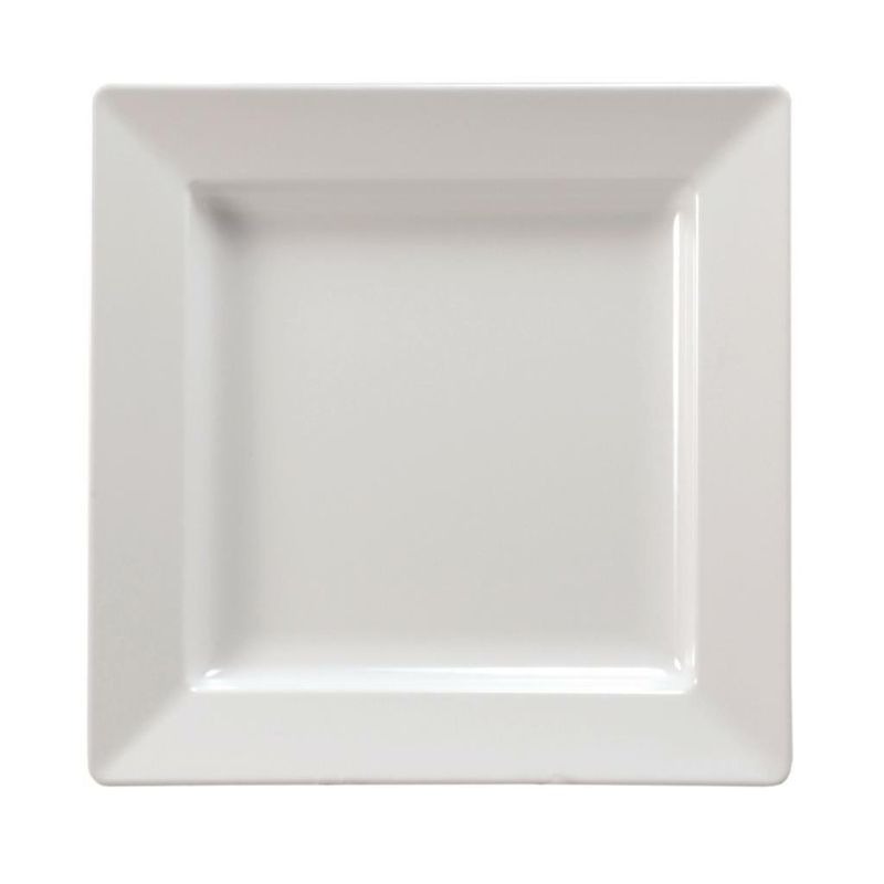 Vassoio Quadrato 37,5 x 37,5 cm Bianco Melamina - Tirolix