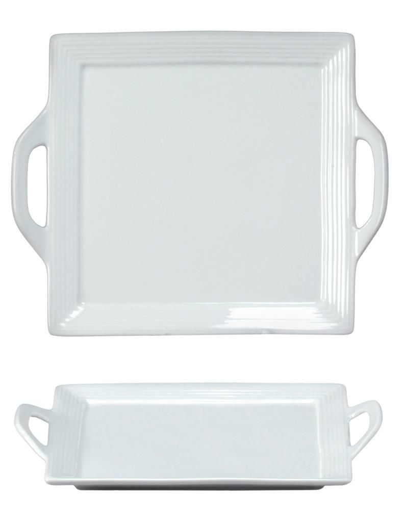 Vassoio Quadrato Con Manici 26 x 26 cm Plates - Tirolix