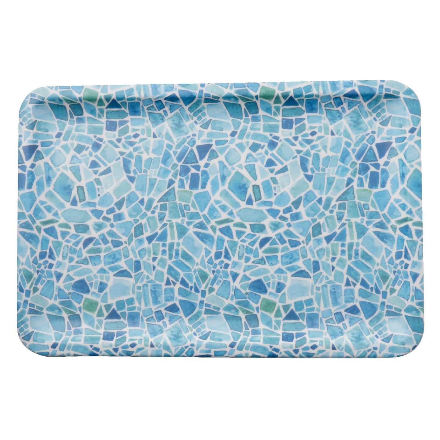 Vassoio rettangolare 34,2 x 23,2 cm Melamina Mosaic - Arthur Krupp
