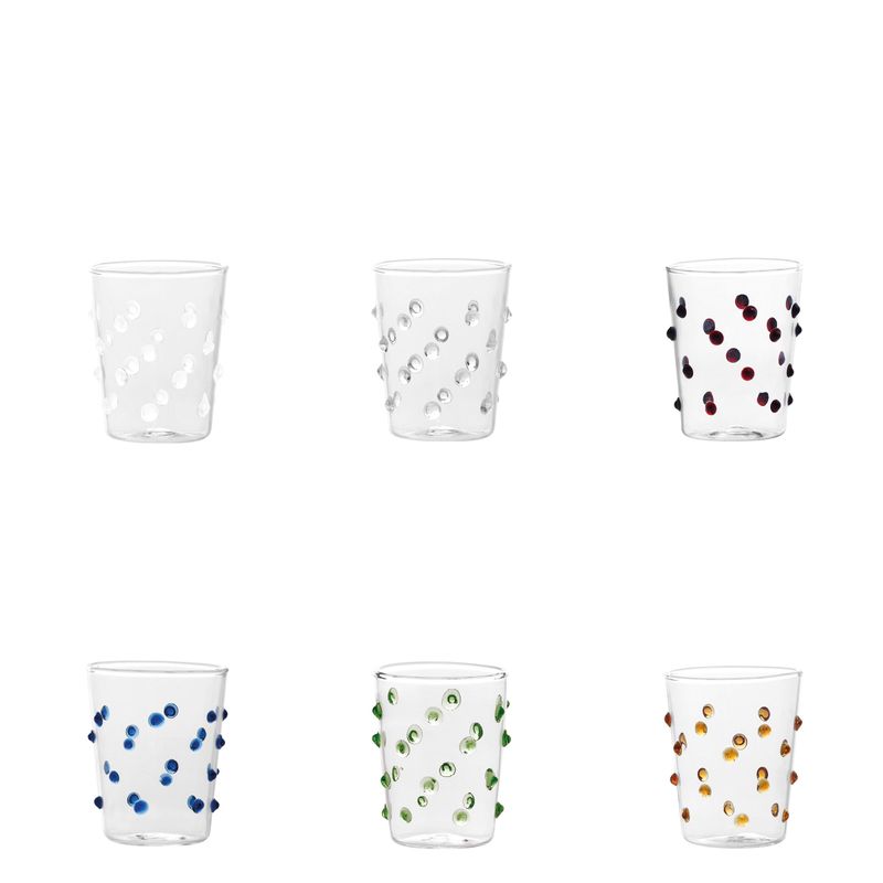 Tumbler Junior 6 pezzi 9,5 cl Party Trasparente - Zafferano