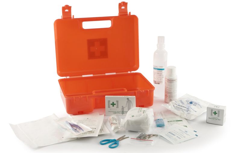 Valigia primo soccorso con pacco medicazione per 2 persone - Medial