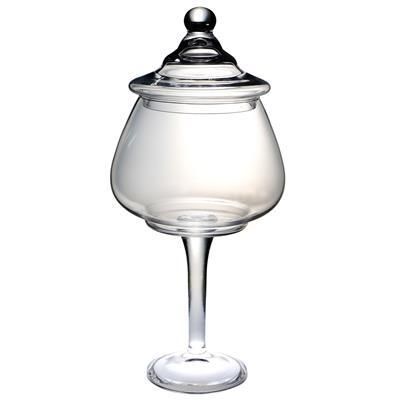 Vaso Potiche Con Piede 22 cm Cloud - Tirolix