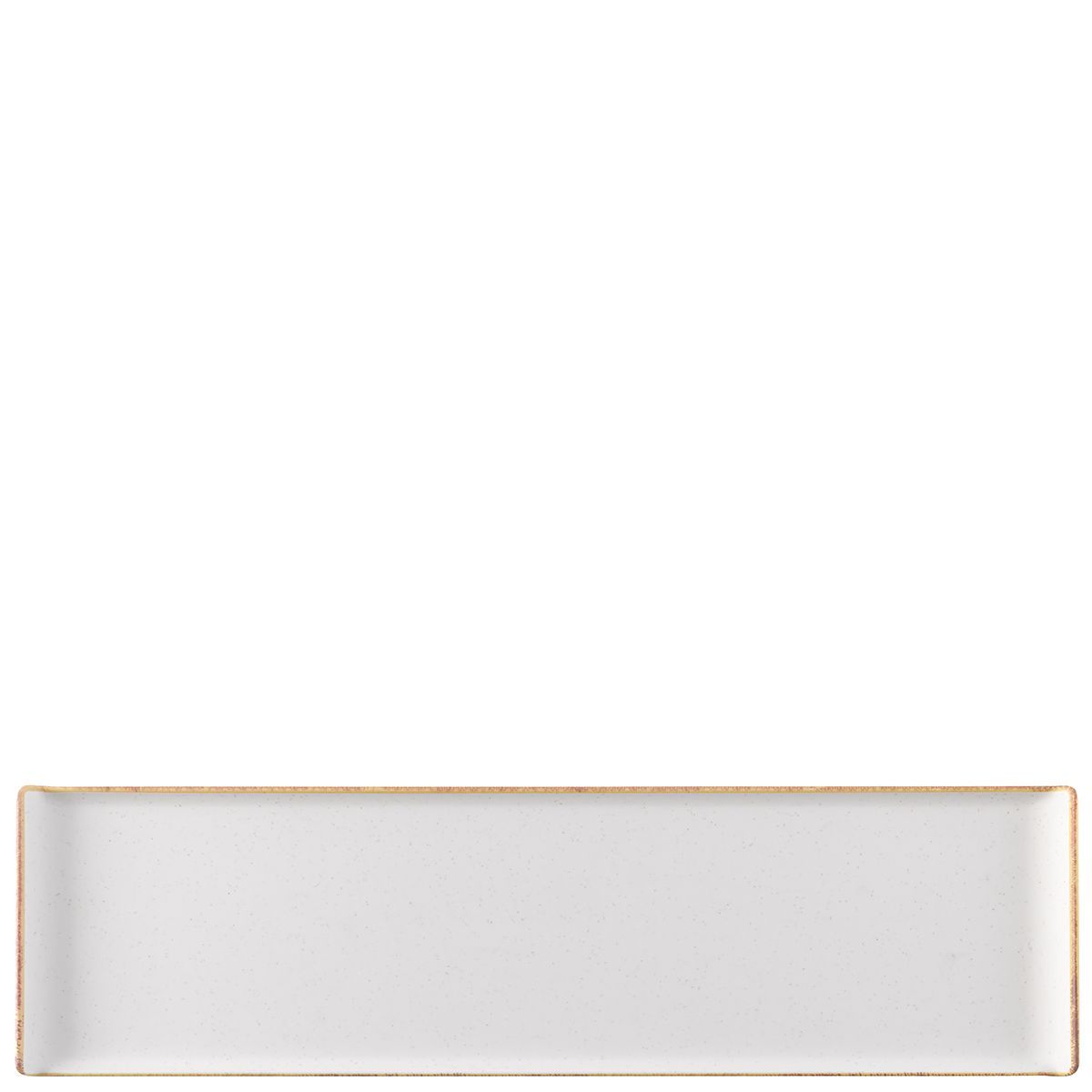 Vassoio Rettangolare Buffet 56 X 15,3 Cm Barley White Stonecast - Churchill