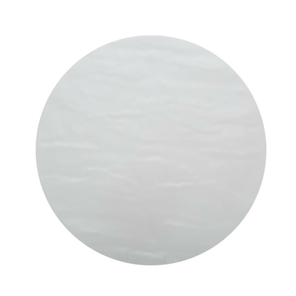 Vassoio Tondo 32 cm Bianco Melamina Ardesia - Tirolix