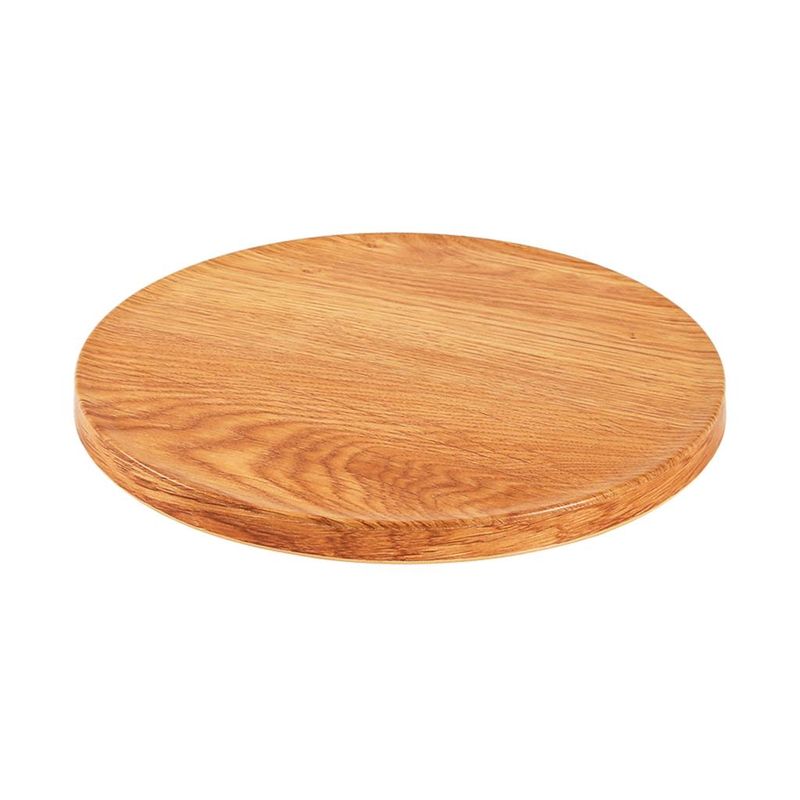 Vassoio Tondo Melamina 32.5 cm Bliss Effetto Legno - Tirolix