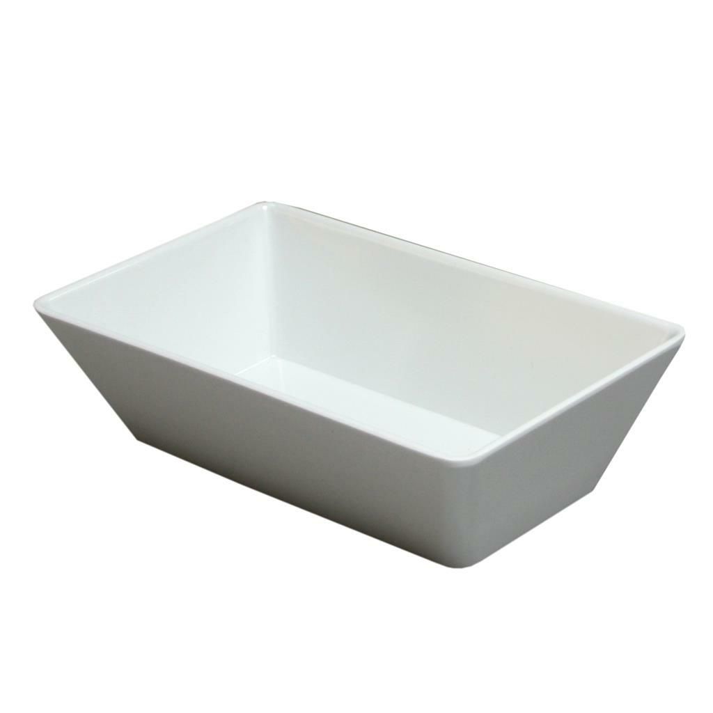 Vasca Gastronorm 25 x 15 cm Bianco Melamina - Tirolix