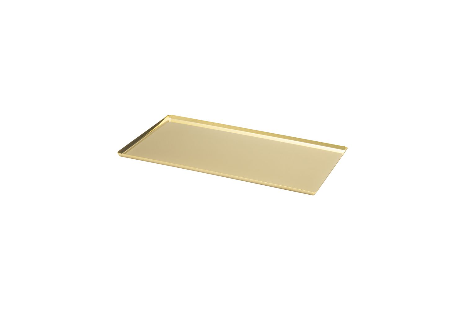 Vassoio Bar Pasticceria Inox 18/10 Gold 50 x 20 cm - Abert