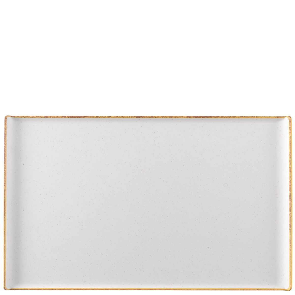 Vassoio Rettangolare Buffet 53 X 32,5 Cm Barley White Stonecast - Churchill