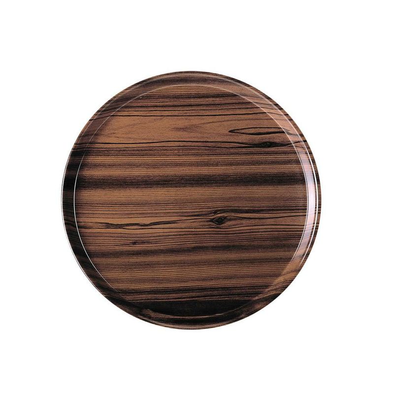 Vassoio Tondo 35 cm Noce - Monetti