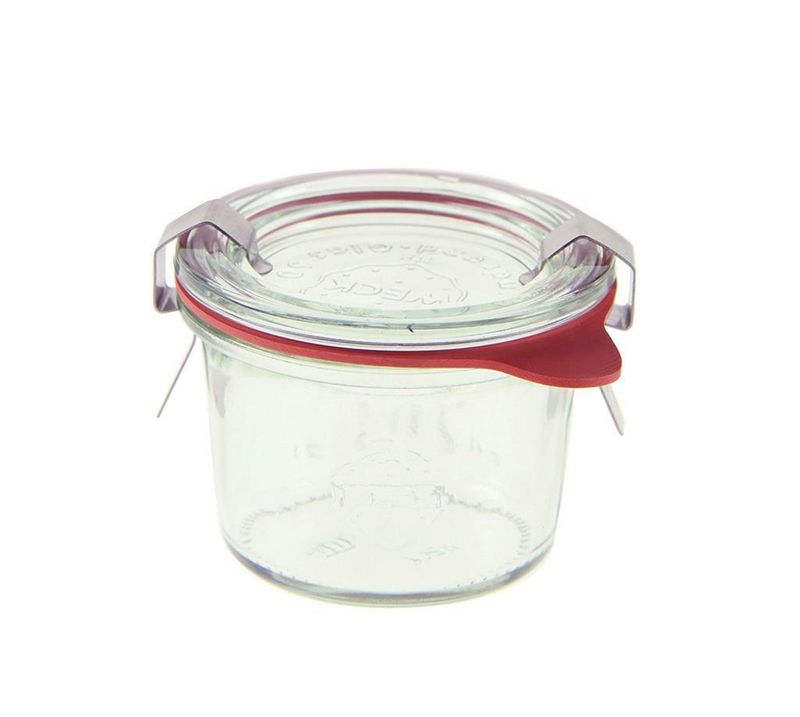 Vaso con coperchio 8 cl - Weck