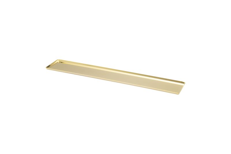 Vassoio Bar Pasticceria Inox 18/10 Gold 50 x 10 cm - Abert