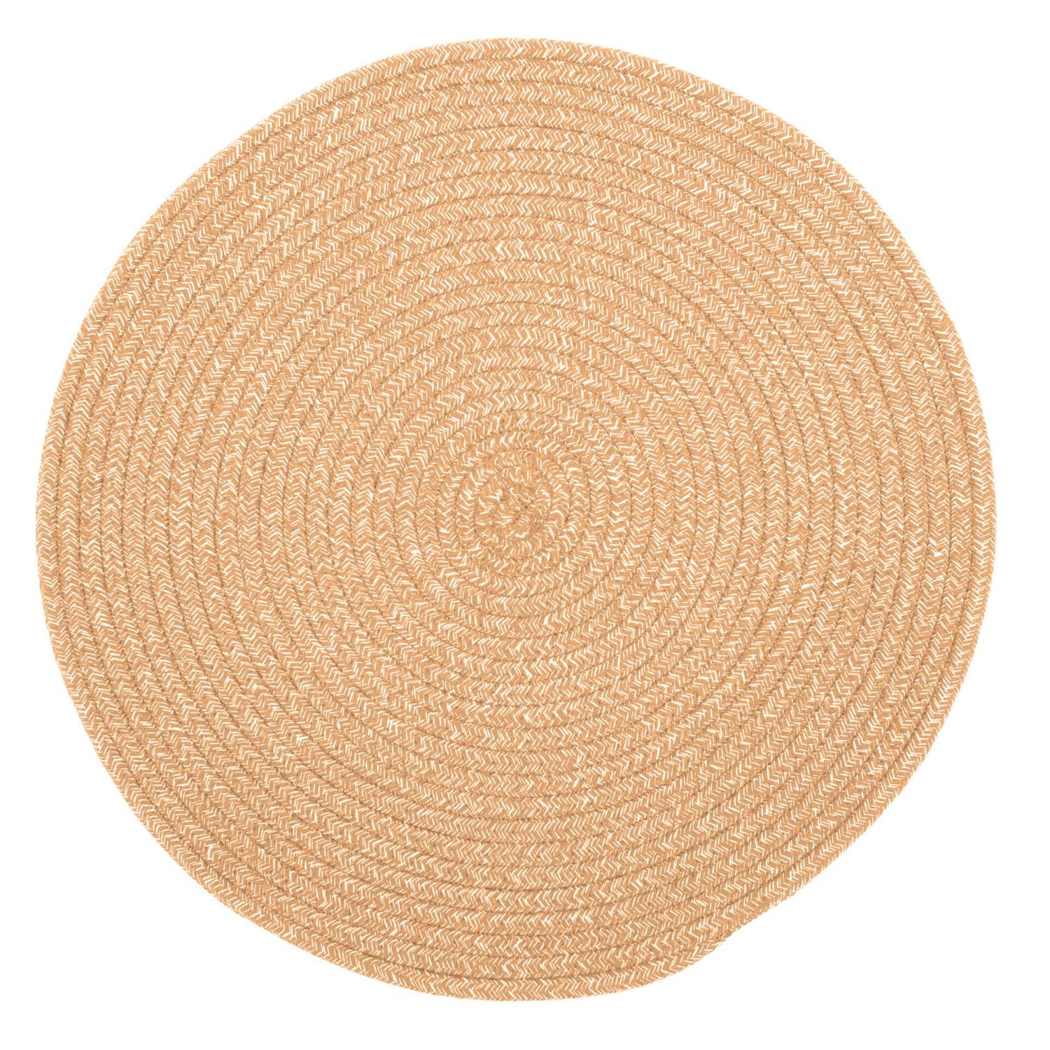 Tovaglietta Rotonda in Juta 38 cm Beige - Tirolix