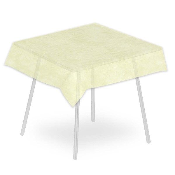 Tovaglia Airspun Crema 140x140 cm - 70 Pezzi - Pack Service