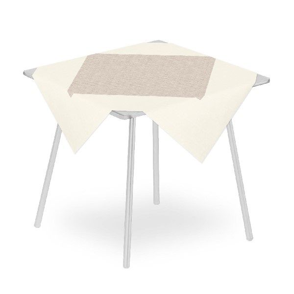 Tovaglia Maison Cacao 100x100 cm - 100 Pezzi - Pack Service