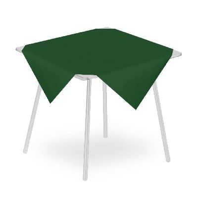 Tovaglia verde 100x100 cm - 100 Pezzi - Pack Service