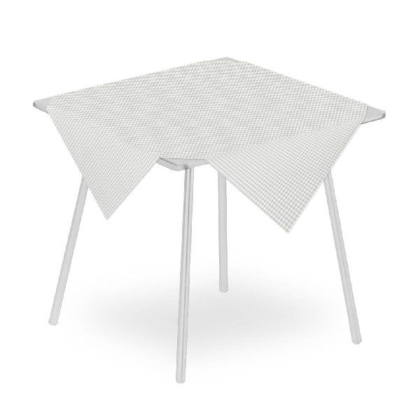 Tovaglia Italo Grigio 100x100 cm - 100 Pezzi - Pack Service