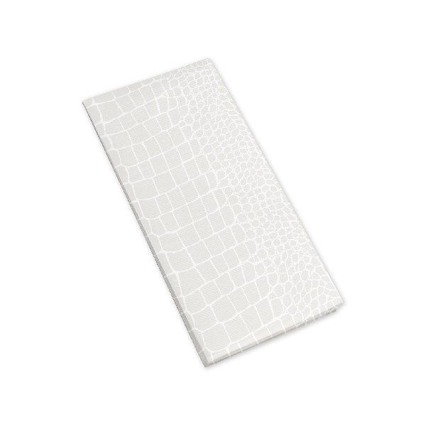 Tovagliolo Croko Bianco 40x44 cm - 600 Pezzi - Pack Service