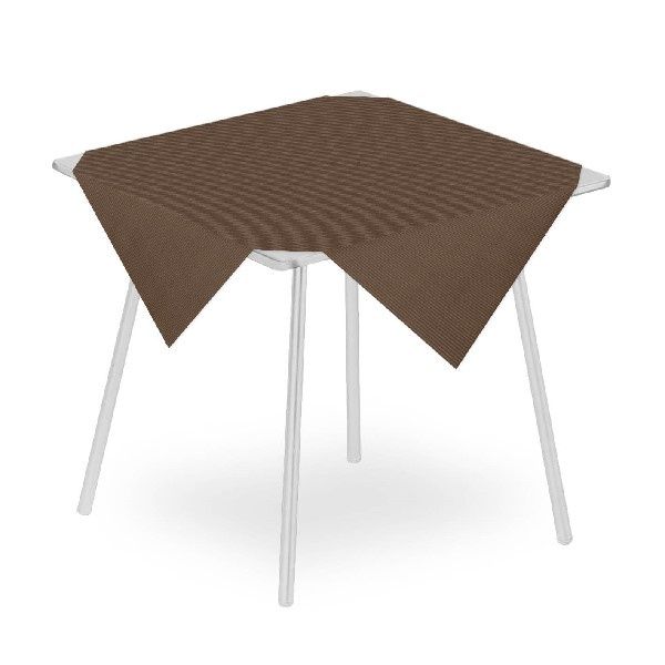 Tovaglia Gess Cacao 100x100 cm - 100 Pezzi - Pack Service