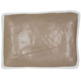 Tognana - Piatto rettangolare 40 x 30 cm Brown Show Plate Marina &amp; Clay