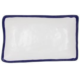 Tognana - Piatto rettangolare 26,5 x 16,8 cm White Show Plate Marina &amp; Clay