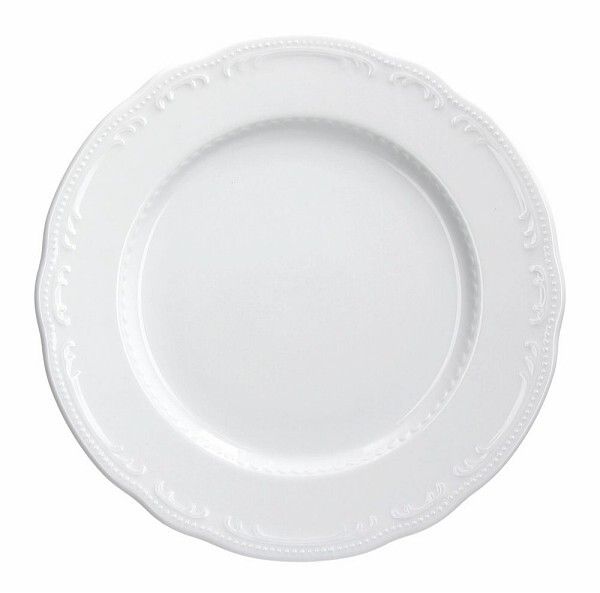 Tognana - Piatto piano 31 cm Vecchio Vienna Bianco