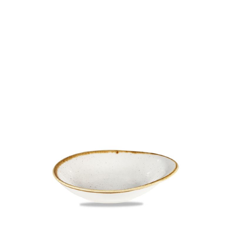 Tondo 16 X 14,5 Cm Stonecast Barley White - Churchill