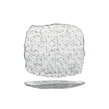 Tirolix - Vassoio Rettangolare 19,5 x 17,5 cm Cubik