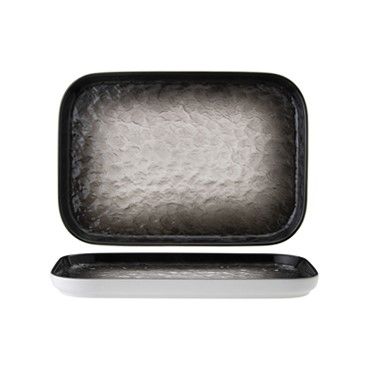Tirolix - Vassoio Rettangolare 26 x 18,2 cm Shade Nero