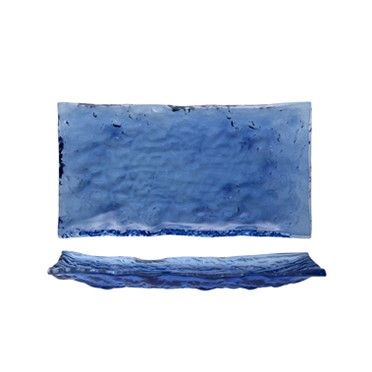 Tirolix - Vassoio Rettangolare 28 x 15 cm Blu Acqua
