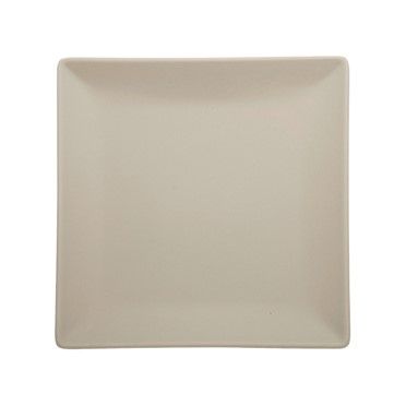 Tirolix - Piatto Piano Quadrato 24 x 24 cm Sabbia Boston/Tokyo
