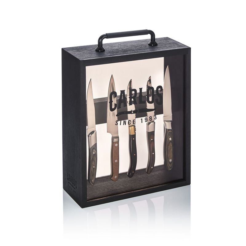 Tirolix - Scatola portacoltelli 26,5 x 10 cm Carlos
