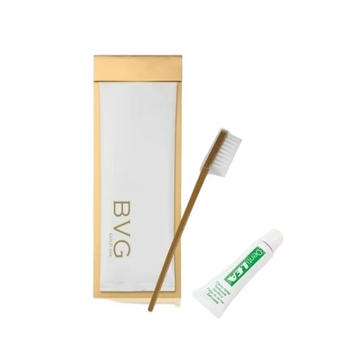 Tirolix - Set igiene orale con custodia Gold 24K