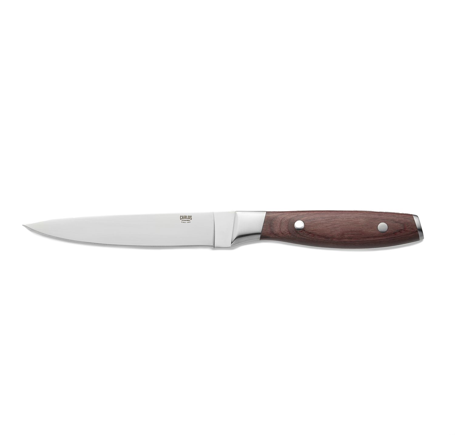 Tirolix - Coltello da bistecca 25 cm Marrone Carlos