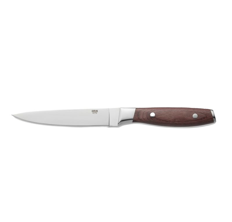 Tirolix - Coltello da bistecca 25 cm Marrone Carlos
