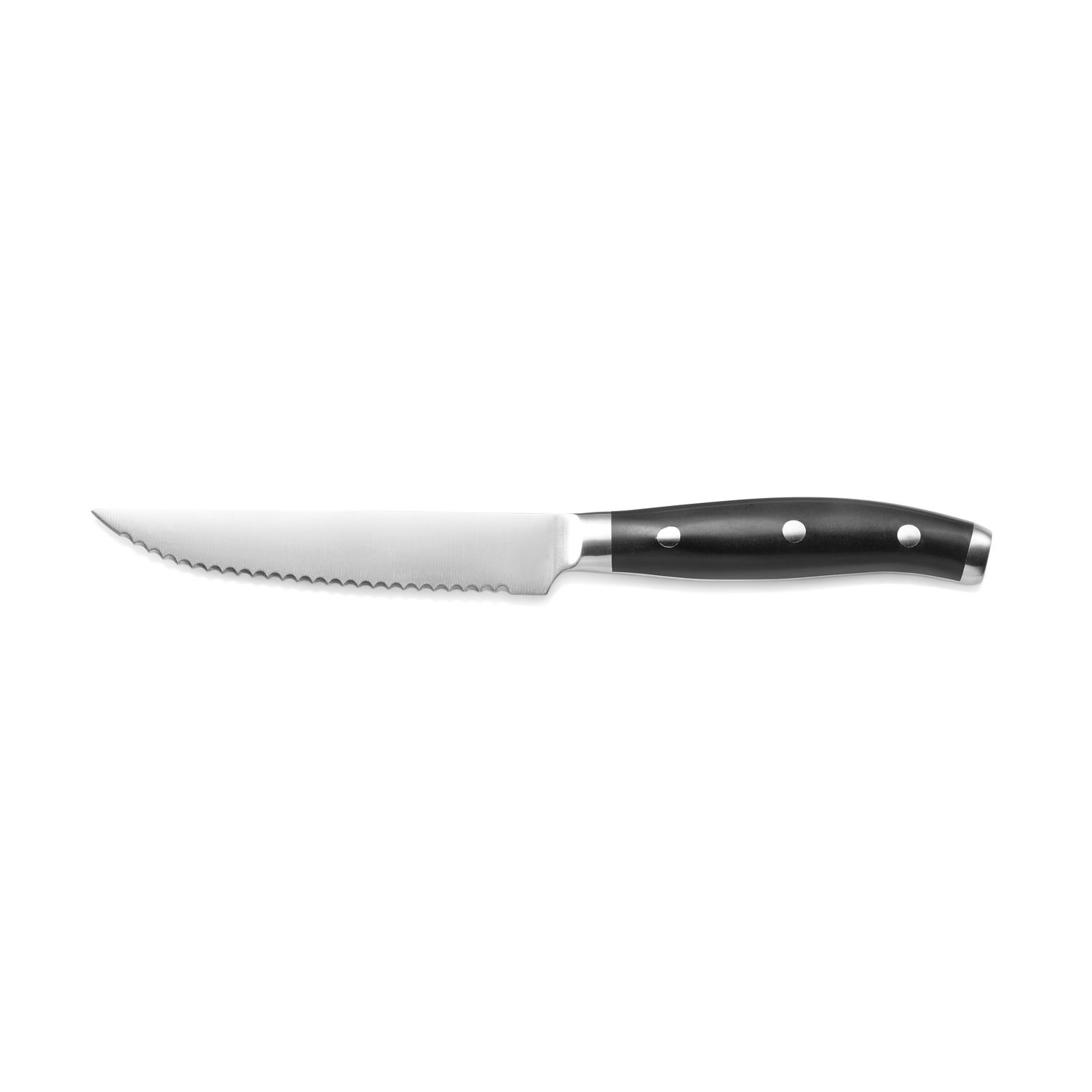 Tirolix - Coltello da bistecca 23,5 cm Nero Carlos