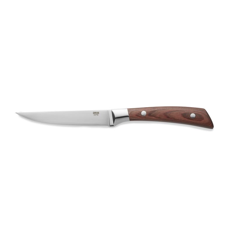 Tirolix - Coltello da bistecca 24 cm Marrone Carlos