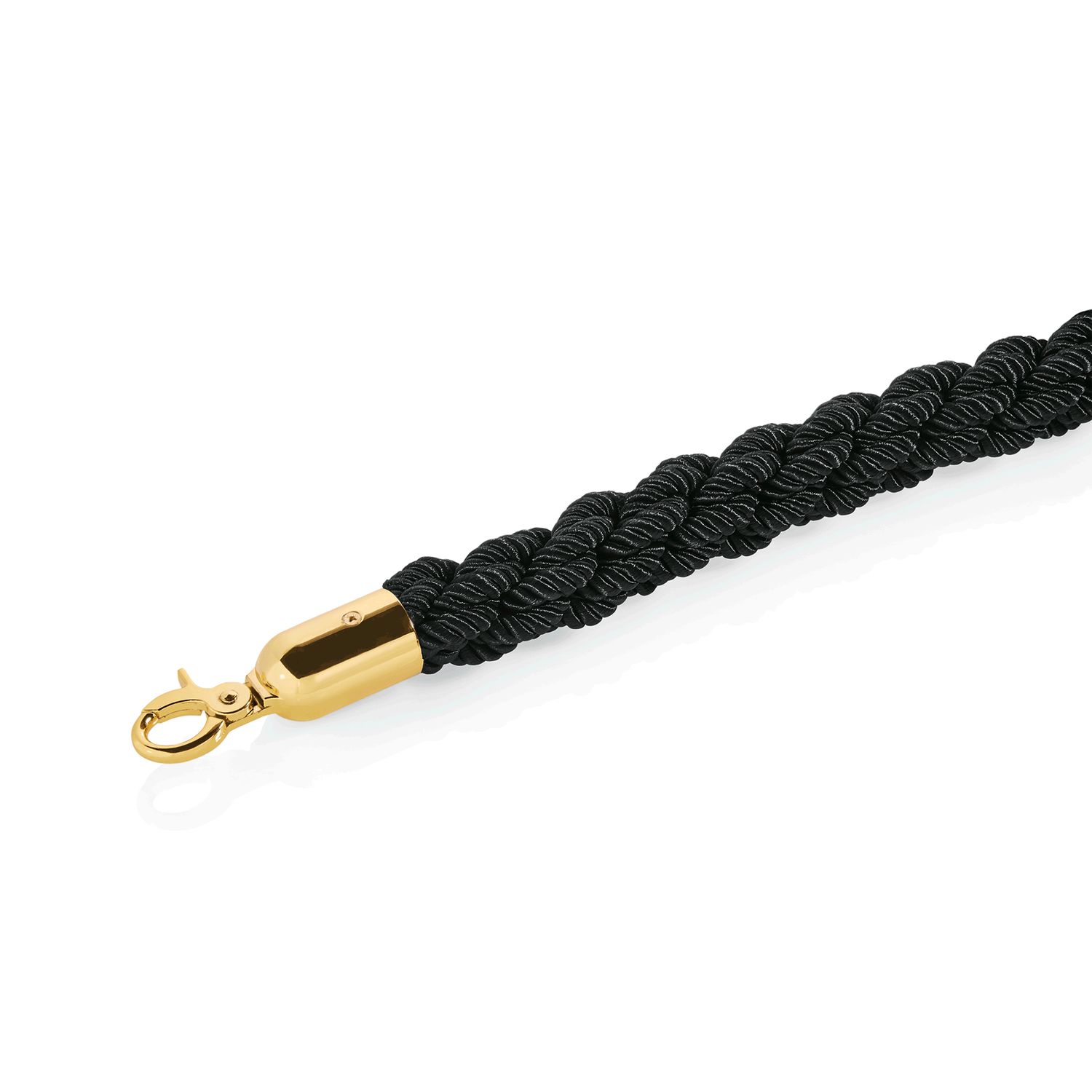 Tirolix - Corda attorcigliata 150 cm Oro/Nero