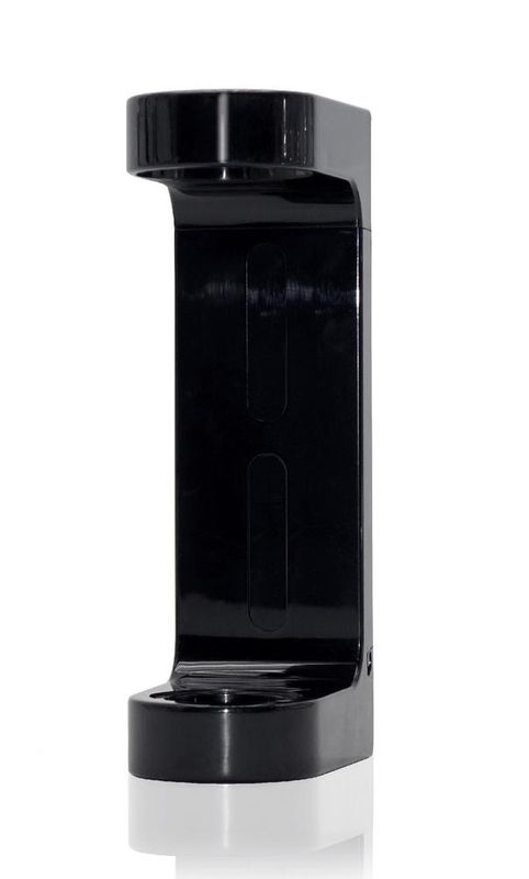 Tirolix - Dispenser portasapone a pressa Nero lucido