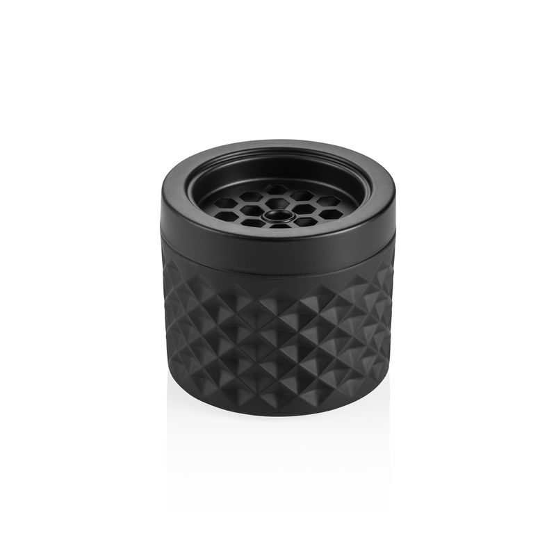 Tirolix - Posacenere antivento 9,5 cm Nero