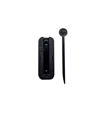 Tirolix - Supporto per dispenser a pompa 450 ml Nero