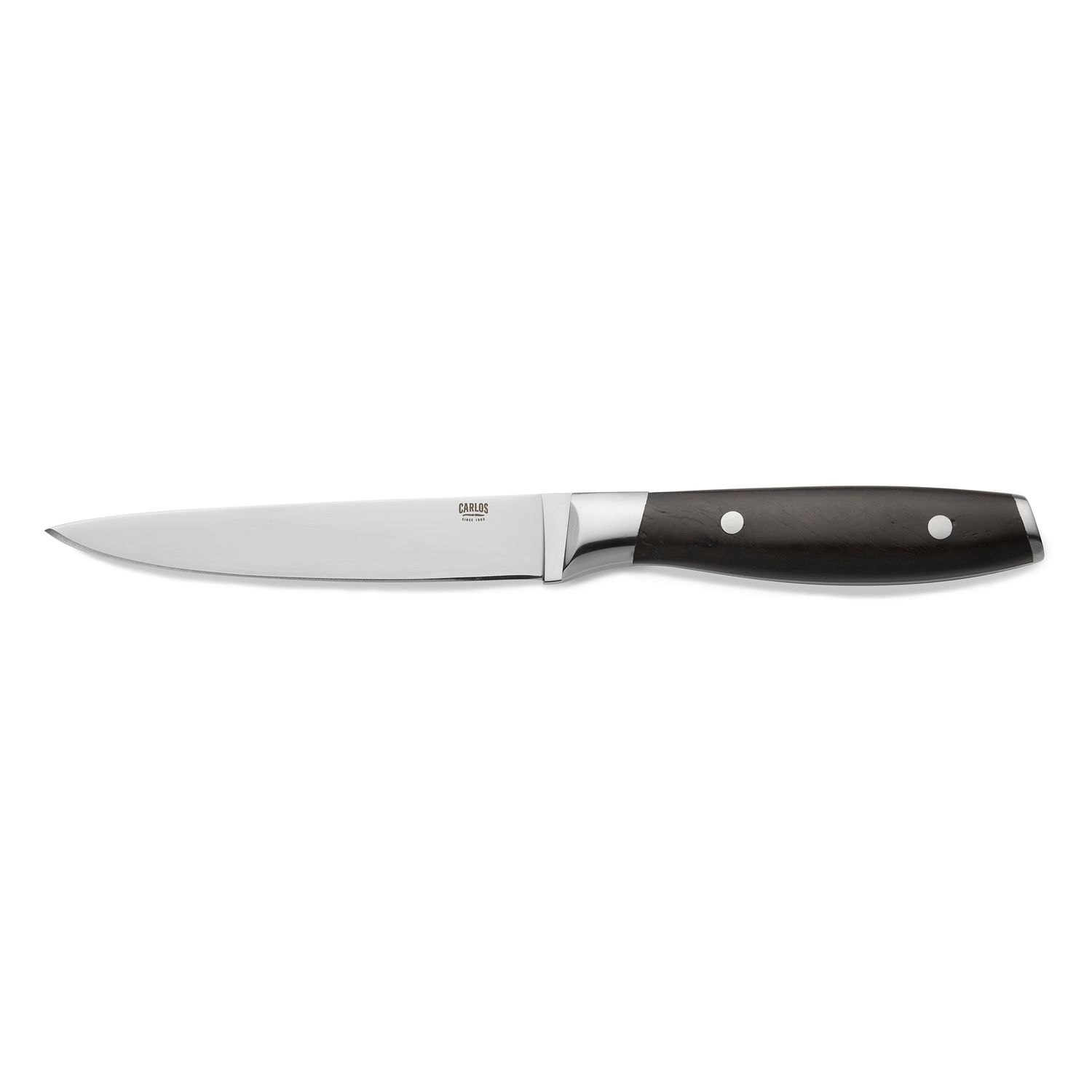 Tirolix - Coltello da bistecca 25 cm Nero Carlos