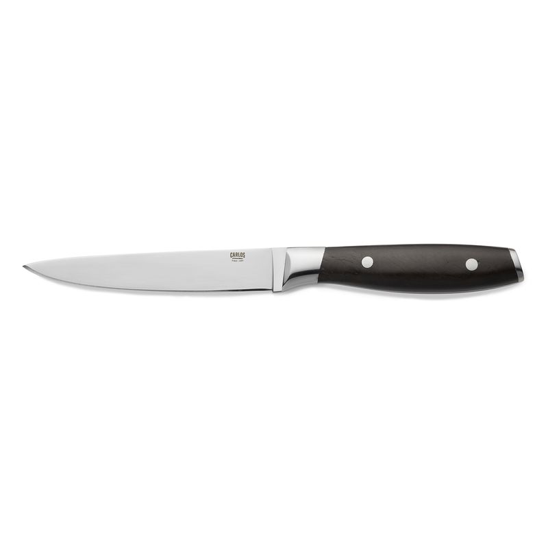 Tirolix - Coltello da bistecca 25 cm Nero Carlos