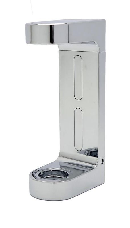 Tirolix - Dispenser portasapone a pressa Cromato