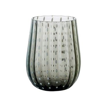 Tirolix - Bicchiere Acqua 40 cl Grigio Gocce