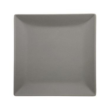 Tirolix - Piatto Frutta Quadrato 18 x 18 cm Grigio Boston/Tokyo