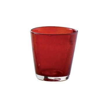 Tirolix - Bicchiere Acqua 30 cl Rosso Bollicine