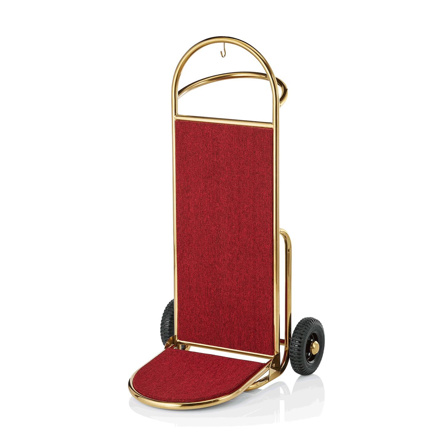 Tirolix - Carrello portabagagli 61 x 70 x 120 cm Rosso/Oro Sprint